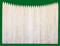 wood stockade fence c346s