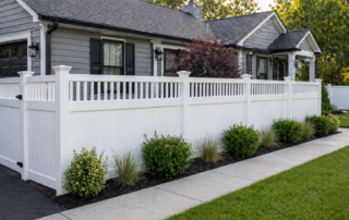 Long Island PVC fence company project