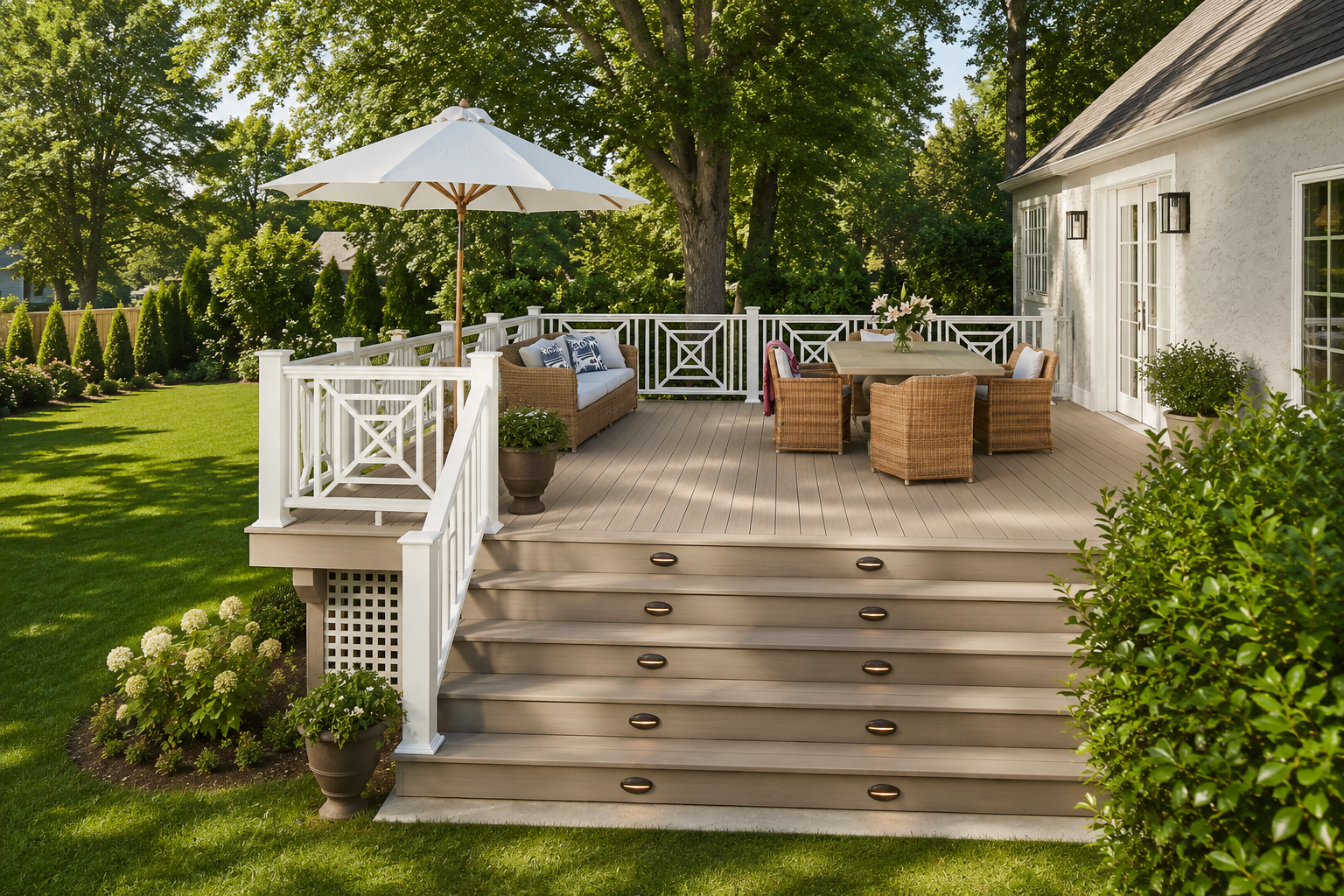 Precision Fence Suffolk County Advanced PVC Decking Precision Fence Suffolk County Advanced PVC Decking