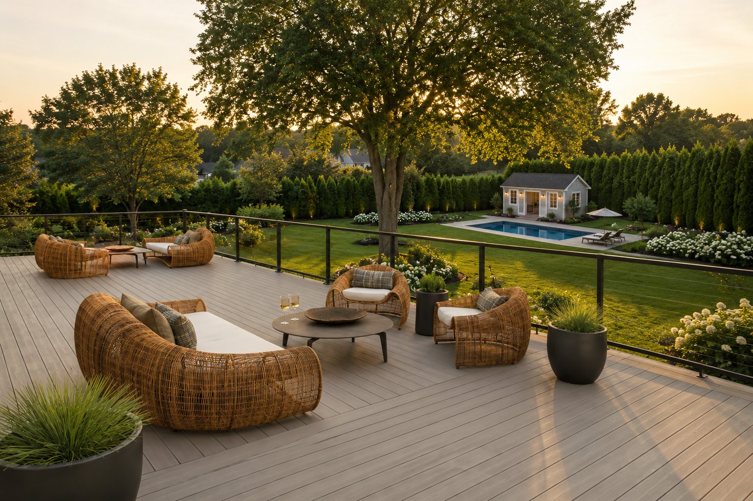 Composite Deck Suffolk County Precision Fence Company Composite Deck Suffolk County Precision Fence Company