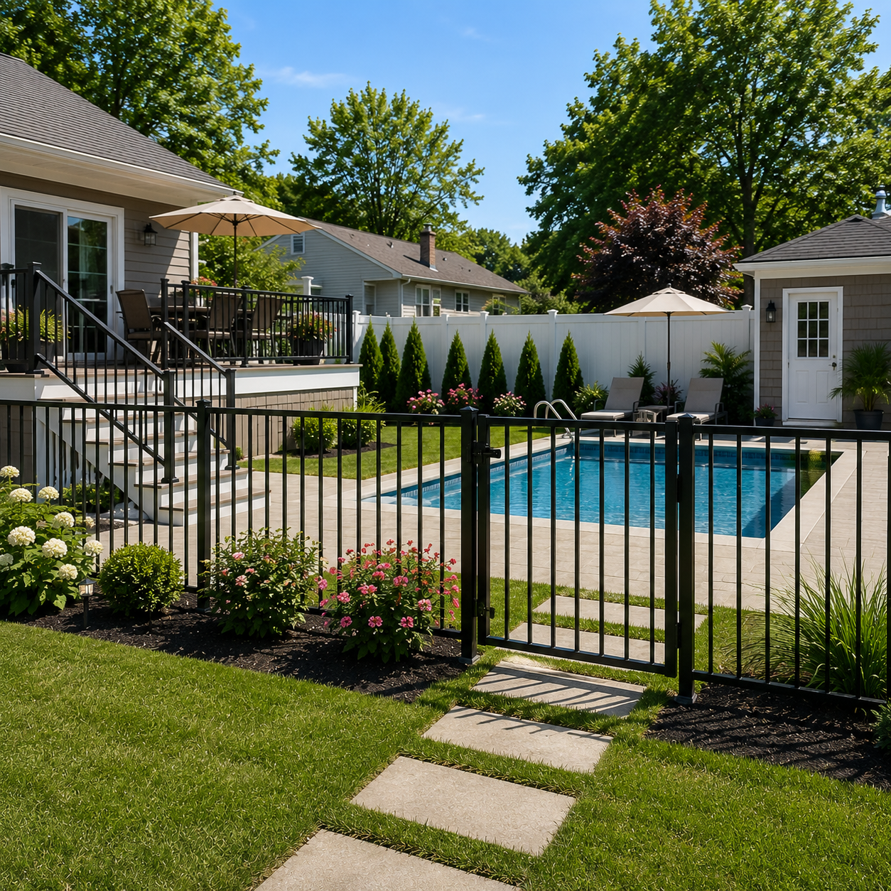 Aluminum Fence Installation Mastic NY 11967