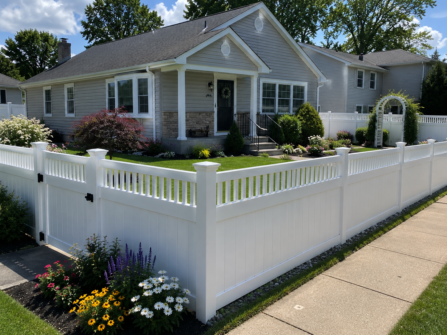 Centereach NY 11720 PVC Fence