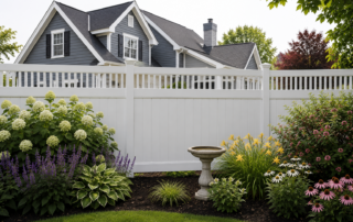 East Patchogue PVC fence installation