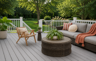 East Patchogue composite deck installation