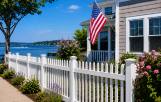 PVC Fence Blue Point 11715