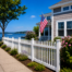 PVC Fence Blue Point 11715