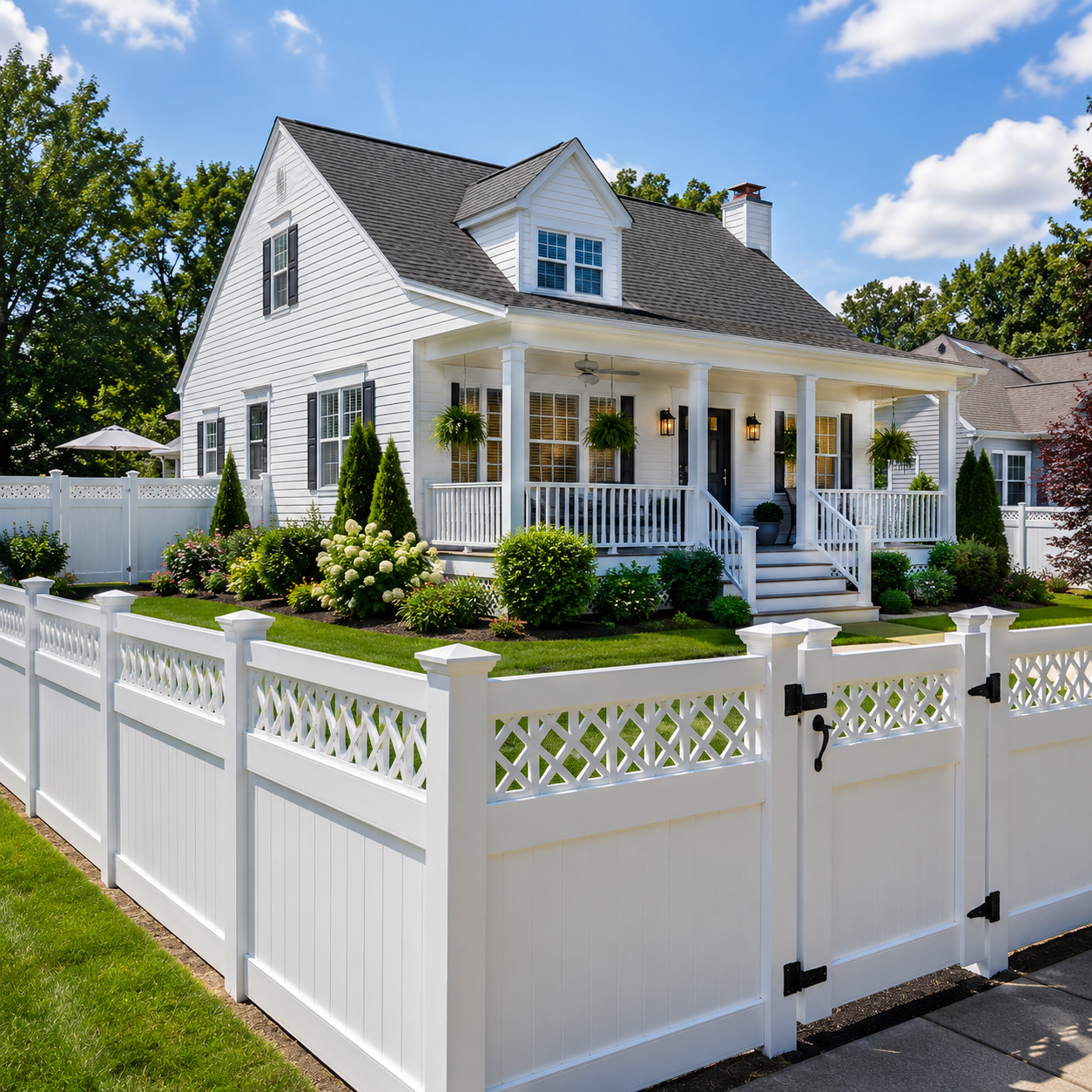 PVC Fence Bohemia 11716